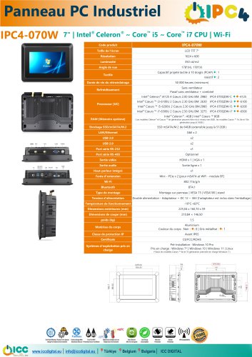 IPC4 Industrial Panel PC FR