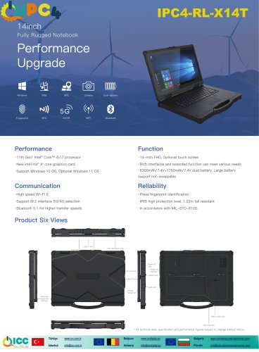 IPC4 Rugged Laptops