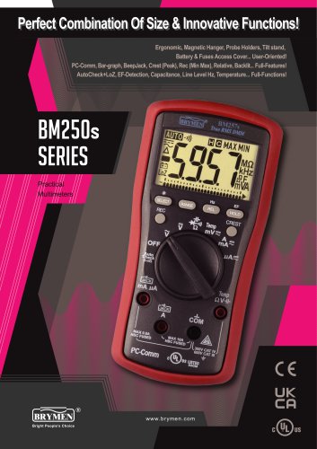 BM250 Series - Practical Multimeters