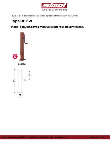 Type DG 6W