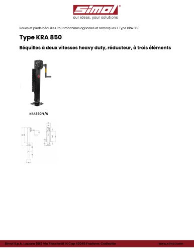 Type KRA 850
