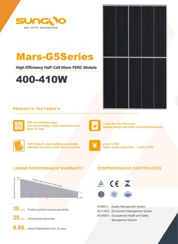 Mars-G5Series 400-410W