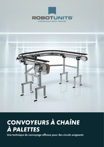 Convoyeur à chaîne à palettes