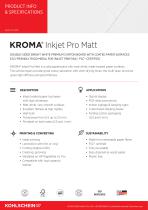 KROMA® Inkjet Pro Matt product info & specifications - 1