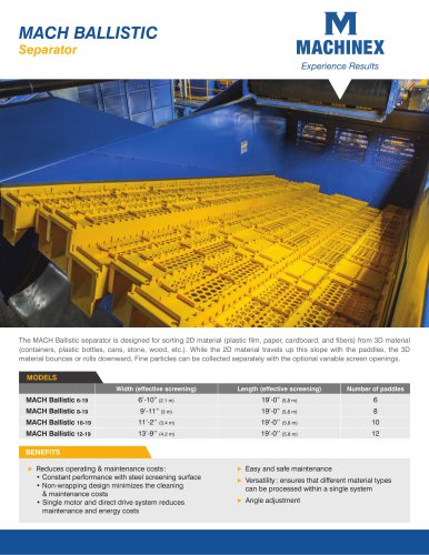 MACH BALLISTIC Separator