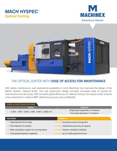 MACH HYSPEC ® Optical Sorting