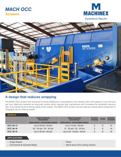 MACH OCC Screens