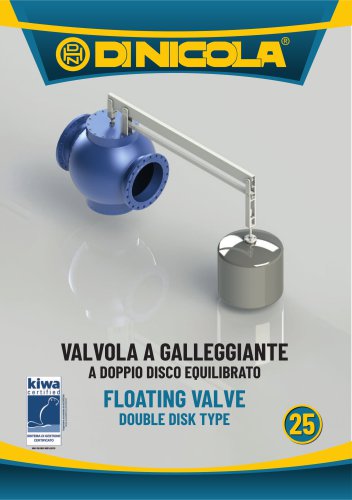 Floating valve double disk type