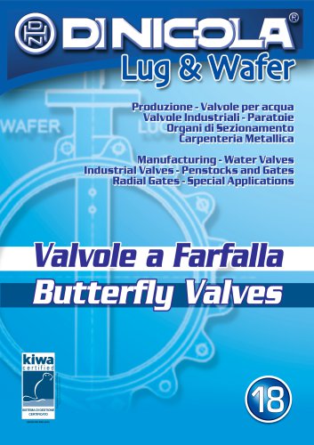 Wafer and lug butterfly valves