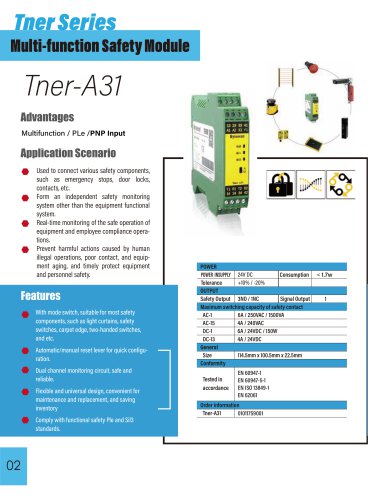 Bytorent Multifunction protection relay Tner-A31