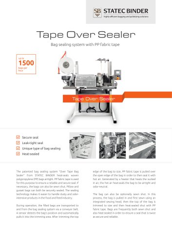 Datasheet Over Tape Bag Sealer
