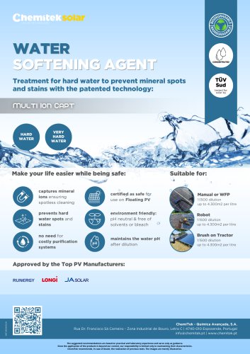 WATER  SOFTENING AGENT