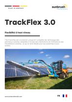 TrackFlex | Machine de nettoyage solaire pour grands parcs solaires et systèmes Next Tracker