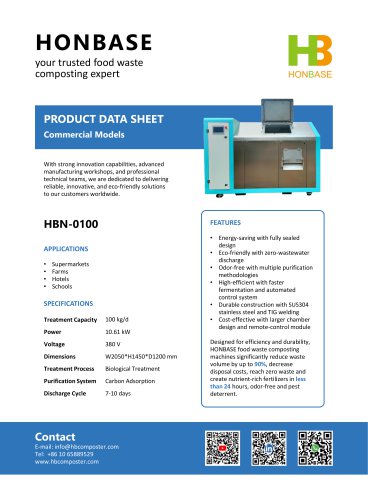 HBN-0100 Food Waste Composter
