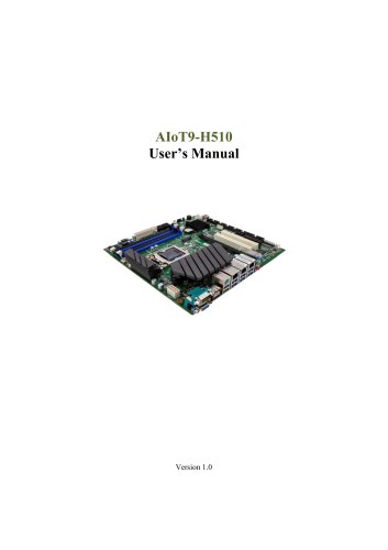 AIoT9-H510 User’s Manual