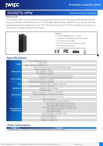 ISG302TS-HPW