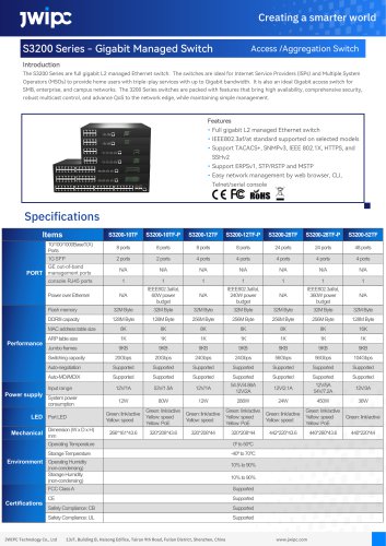 S3200 Series-datasheet