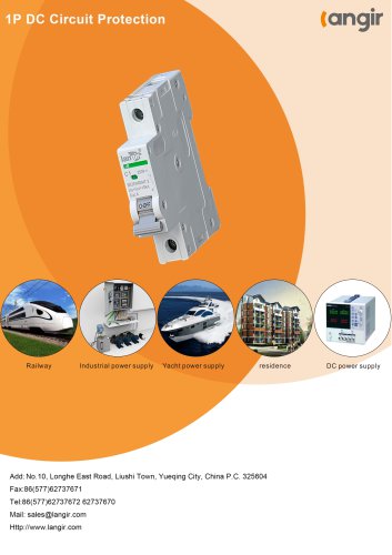 1P DC Circuit Breaker/DC MCB