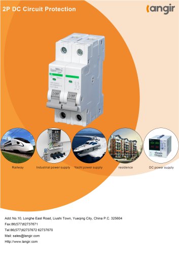 2P DC Circuit Breaker/DC MCB