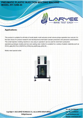 plastic injection molding machine+laryee+RT-129B-40