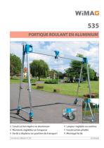 Portique roulant en aluminium - 1