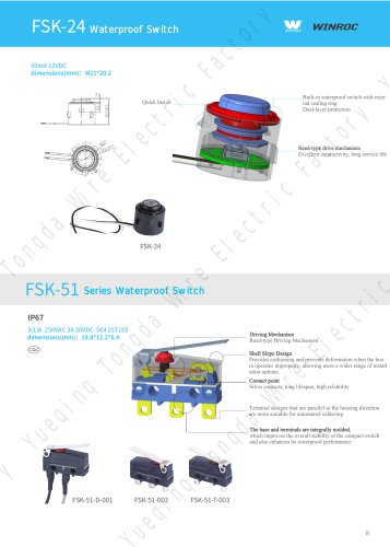 Waterproof Micro Switch