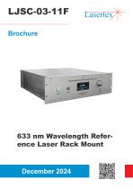 LJSC-03-11F Red wavelength reference laser rack mount