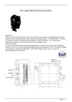 Air Cooler With Small Ac Axial Fan