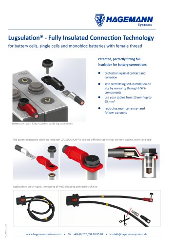 Lugsulation® - Fully Insulated Connection Technology