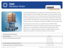 Model 7000 Vertical vibration test system