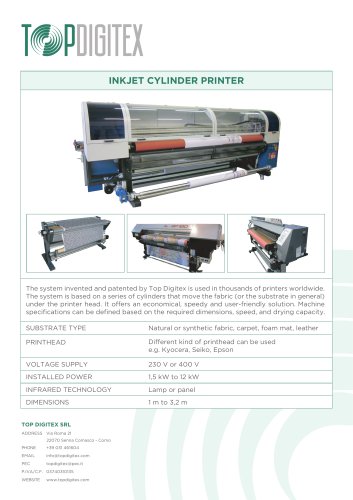 INKJET CYLINDER PRINTER