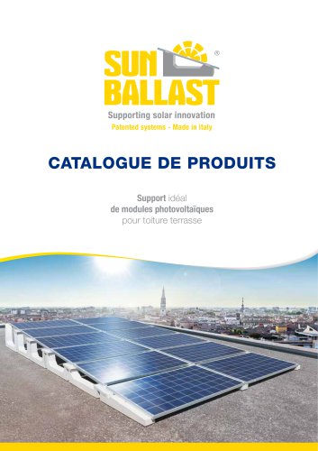 CATALOGUE DE PRODUITS