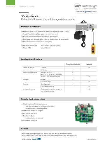 Sûr et puissant Palan à chaine électrique & levage évènementiel