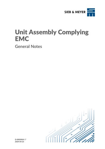 Unit Assembly Complying EMC