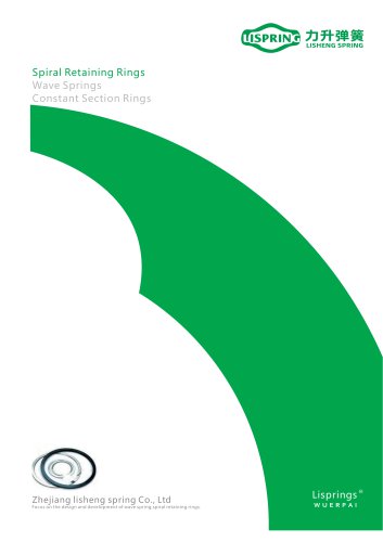 Lispring Spiral Retaining Rings