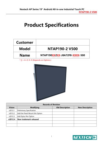 NTAP190-2 V500