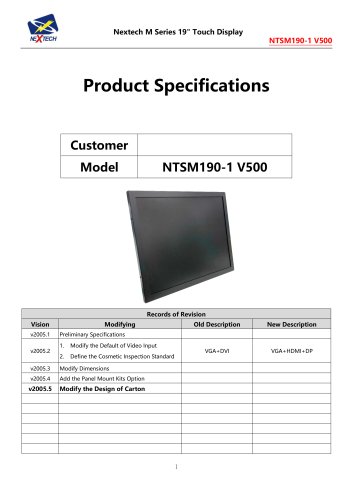 NTSM190-1 V500