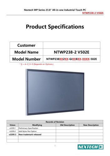 NTWP238-2 V502E