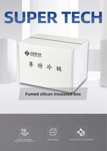 Fumed silicon insulated box