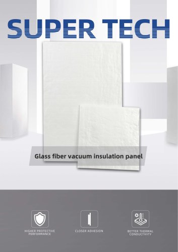 Glass fiber vacuum insulation panel