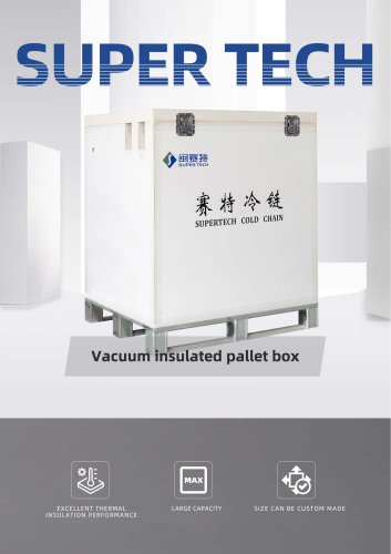 Vacuum insulated pallet box