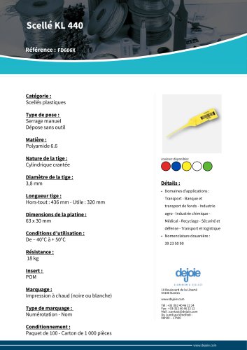 SCELLE KL 440
