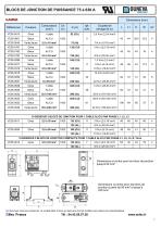 BLOCS DE JONCTION DE PUISSANCE 75 à 630 A - 2