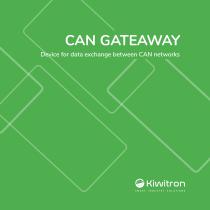 CAN GATEAWAY Device for data exchange between CAN networks