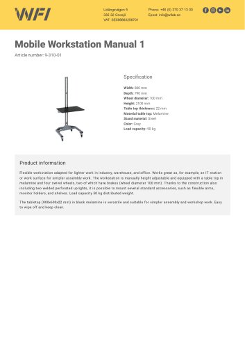 Mobile Workstation Manual 1