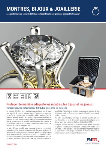 MONTRES, BIJOUX & JOAILLERIE
