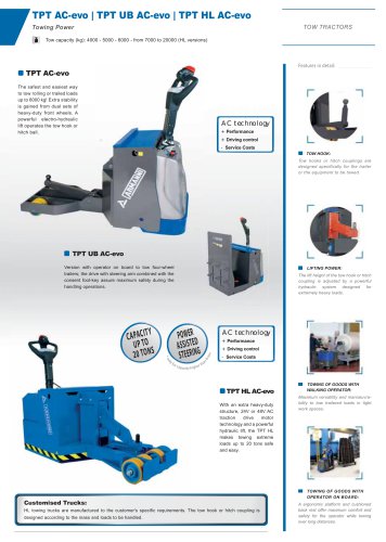 TPT AC-evo | TPT UB AC-evo | TPT HL AC-evo