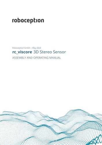 Roboception GmbH | May 2024 rc_viscore 3D Stereo Sensor