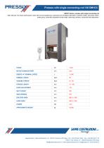 Presses with single connecting rod 130 DM1CC