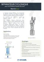 Séparateur cyclonique gaz MERLIN MGCS-1